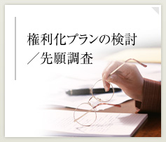 権利化プランの検討/先願調査